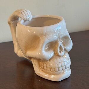 Human Skeleton Mug- Cream